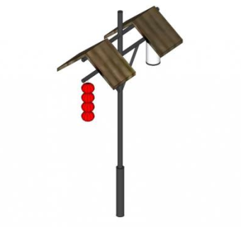 现代景观灯具su模型下载_sketchup草图大师SKP模型