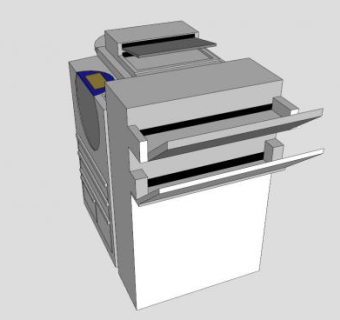 大台式打印机的SKP模型设计_su模型下载 草图大师模型_SKP模型
