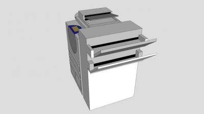 大台式打印机的SKP模型设计_su模型下载 草图大师模型_SKP模型