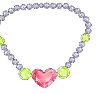 钻石项链su模型下载_sketchup草图大师SKP模型