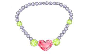 钻石项链su模型下载_sketchup草图大师SKP模型