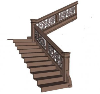 欧式雕花构件su模型下载_sketchup草图大师SKP模型