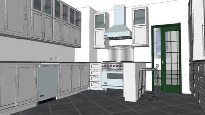 路边花坛su模型下载_sketchup草图大师SKP模型