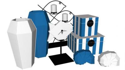 装饰品摆件su模型下载_sketchup草图大师SKP模型