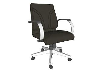办公会议室椅子su模型下载_sketchup草图大师SKP模型