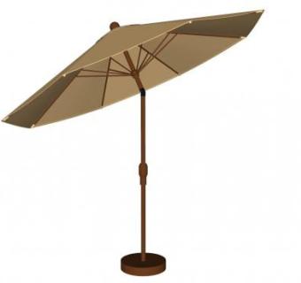 户外伞设计su模型下载_sketchup草图大师SKP模型