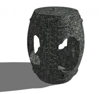 石凳座椅su模型下载_sketchup草图大师SKP模型