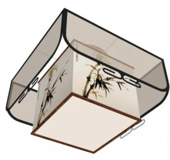 中式大厅灯su模型下载_sketchup草图大师SKP模型