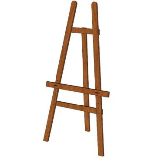 画板三脚架su模型下载_sketchup草图大师SKP模型