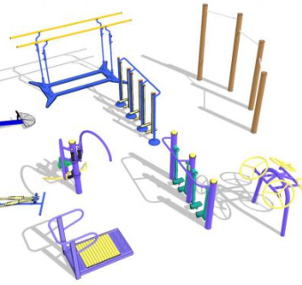 体育器材su模型下载_sketchup草图大师SKP模型