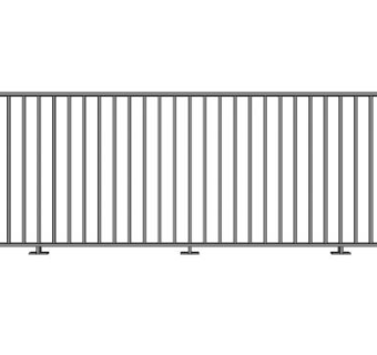 道路隔离栏杆su模型下载_sketchup草图大师SKP模型