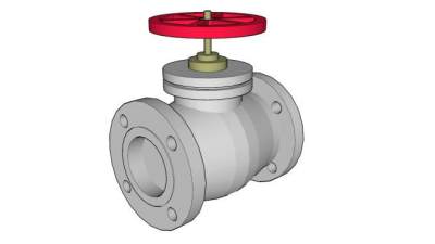 水龙头开关总阀门SKP模型设计_su模型下载 草图大师模型_SKP模型