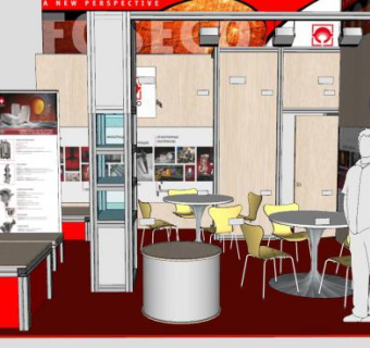 现代书吧室内设计SU模型下载_sketchup草图大师SKP模型