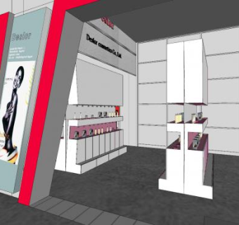 现代饰品专卖店SU模型下载_sketchup草图大师SKP模型