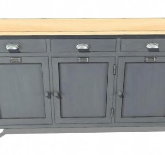 餐边柜su模型下载_sketchup草图大师SKP模型