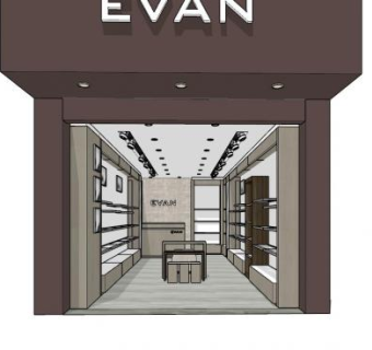 现代饰品专卖店sketchup模型下载_sketchup草图大师SKP模型