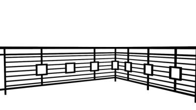 艺术栏杆su模型下载_sketchup草图大师SKP模型