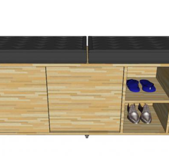 鞋店柜台su模型下载_sketchup草图大师SKP模型