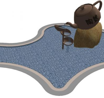 园林雕塑小品su模型下载_sketchup草图大师SKP模型