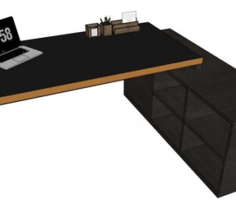 经理办公桌椅su模型下载_sketchup草图大师SKP模型