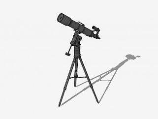 天文望远镜的SKP模型设计_su模型下载 草图大师模型_SKP模型