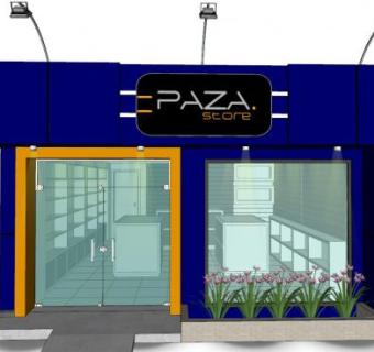 现代包包专卖店SU模型下载_sketchup草图大师SKP模型