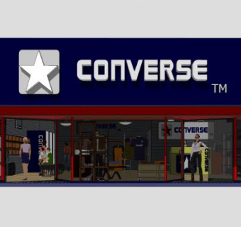 现代中型服装店SU模型下载_sketchup草图大师SKP模型