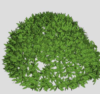 球形绿篱su模型下载_sketchup草图大师SKP模型