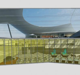 万汇中心售楼处sketchup模型下载_sketchup草图大师SKP模型