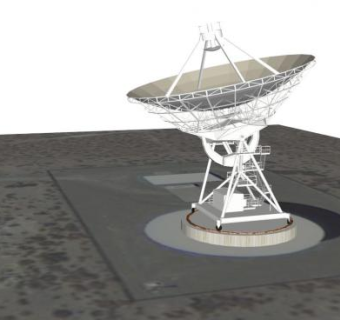 锅盖接收器卫星接收器SKP模型设计_su模型下载 草图大师模型_SKP模型