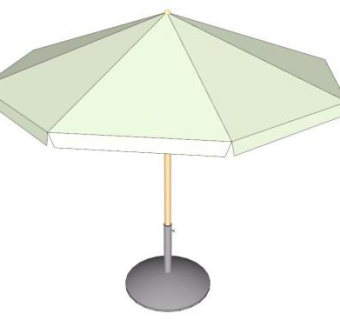 户外运动遮阳伞su模型下载_sketchup草图大师SKP模型