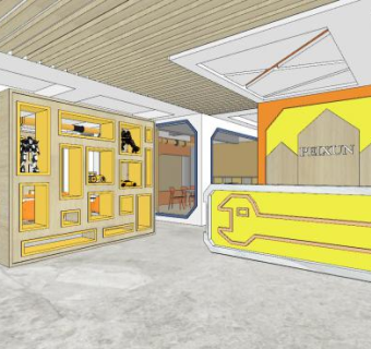 现代玩具展示区SU模型下载_sketchup草图大师SKP模型