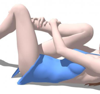 泳池人物su模型下载_sketchup草图大师SKP模型