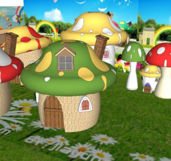 儿童主题公园su模型下载_sketchup草图大师SKP模型