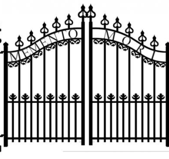 常用铁艺大门su模型下载_sketchup草图大师SKP模型