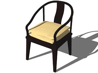 个性茶椅su模型下载_sketchup草图大师SKP模型