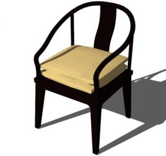 个性茶椅su模型下载_sketchup草图大师SKP模型
