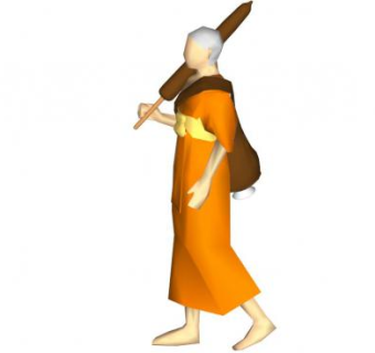 僧人su模型下载_sketchup草图大师SKP模型