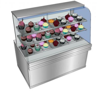 蛋糕店展柜su模型下载_sketchup草图大师SKP模型