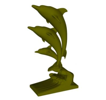 海豚小品su模型下载_sketchup草图大师SKP模型