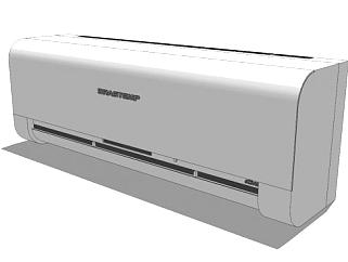 卧室小型空调的SKP模型设计_su模型下载 草图大师模型_SKP模型