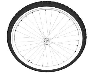 自行车轮胎su模型下载_sketchup草图大师SKP模型