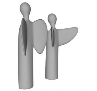 儿童区雕塑su模型下载_sketchup草图大师SKP模型