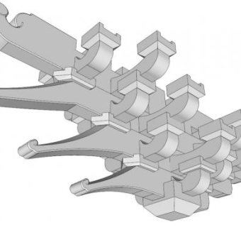 中式建筑构件su模型下载_sketchup草图大师SKP模型