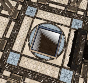 欧式地板su模型下载_sketchup草图大师SKP模型