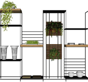 最新花架su模型下载_sketchup草图大师SKP模型