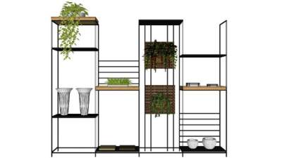 最新花架su模型下载_sketchup草图大师SKP模型