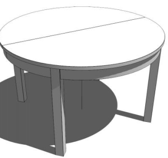 二人餐桌su模型下载_sketchup草图大师SKP模型