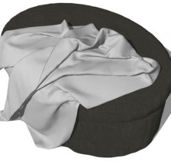 现代坐凳su模型下载_sketchup草图大师SKP模型