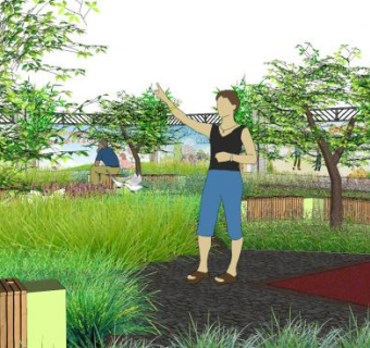 现代生态公园设计sketchup模型下载_sketchup草图大师SKP模型